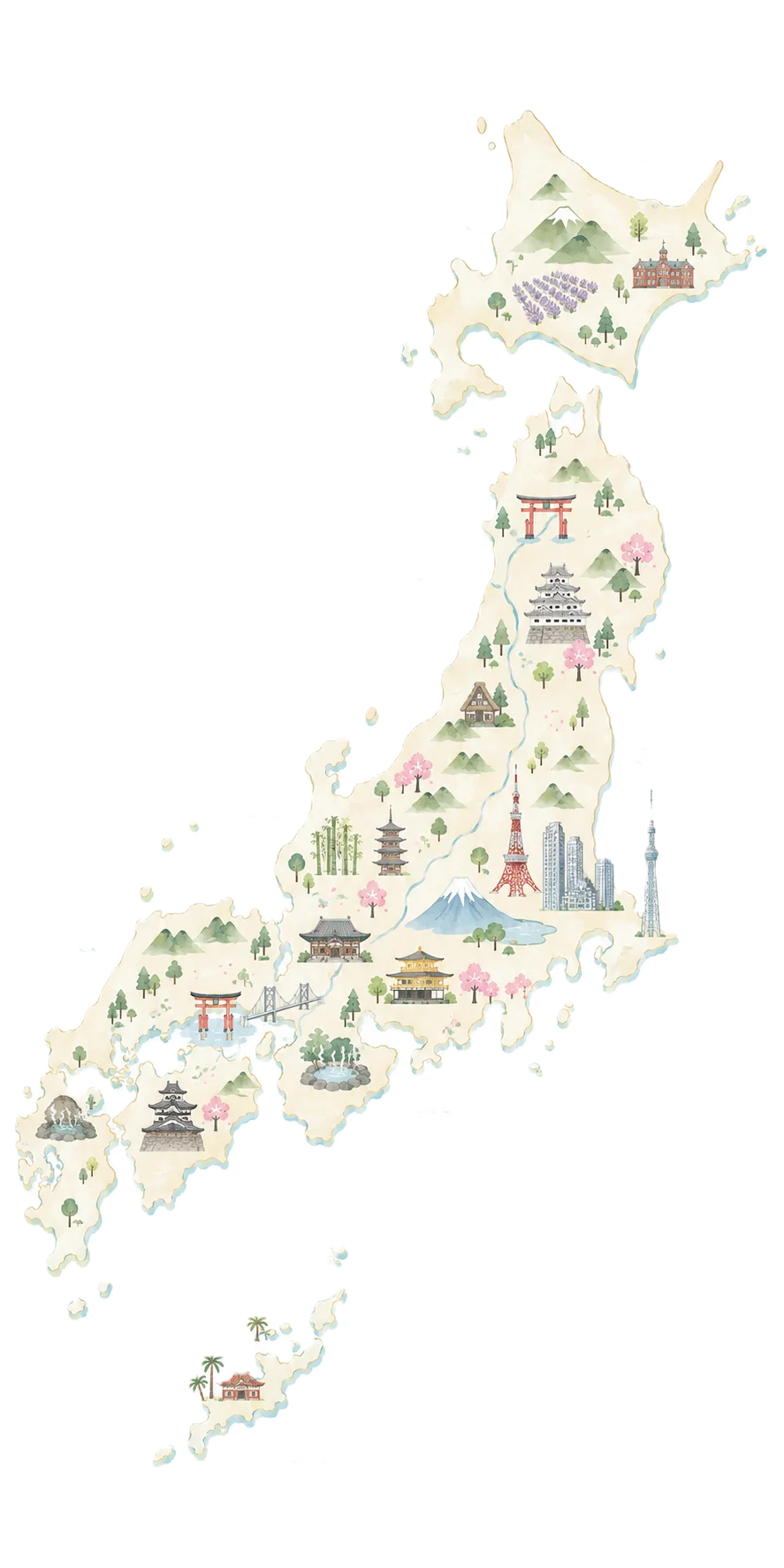 Mapa de Japón